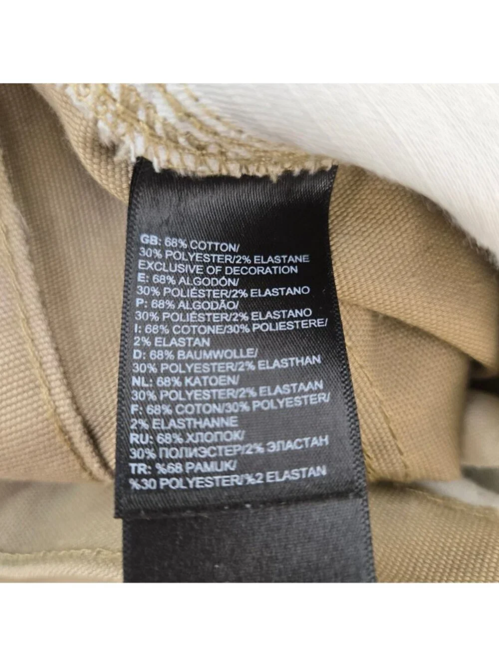 The North Face Cotton Khaki Cargo Shorts Size 40